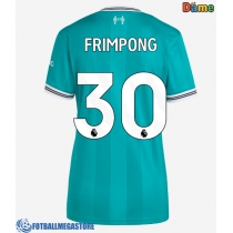 Fotballdrakt Dame Liverpool Jeremie Frimpong #30 Tredjedrakt 2025-26 Kortermet